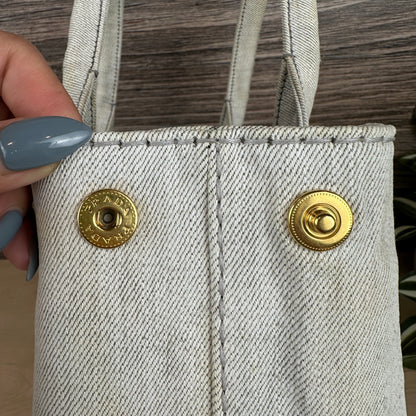 Prada 2-Way Denim Tote Bag