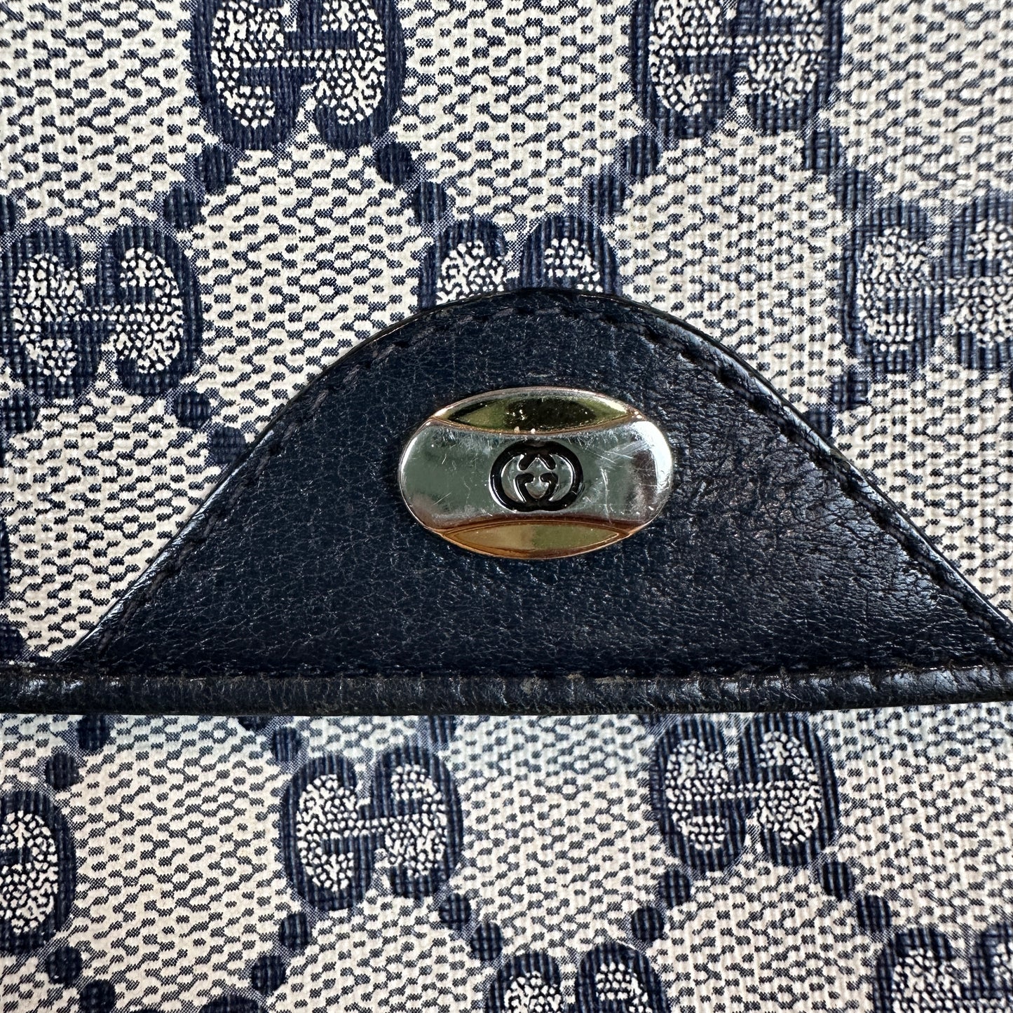 Gucci Vintage Supreme Sling Navy