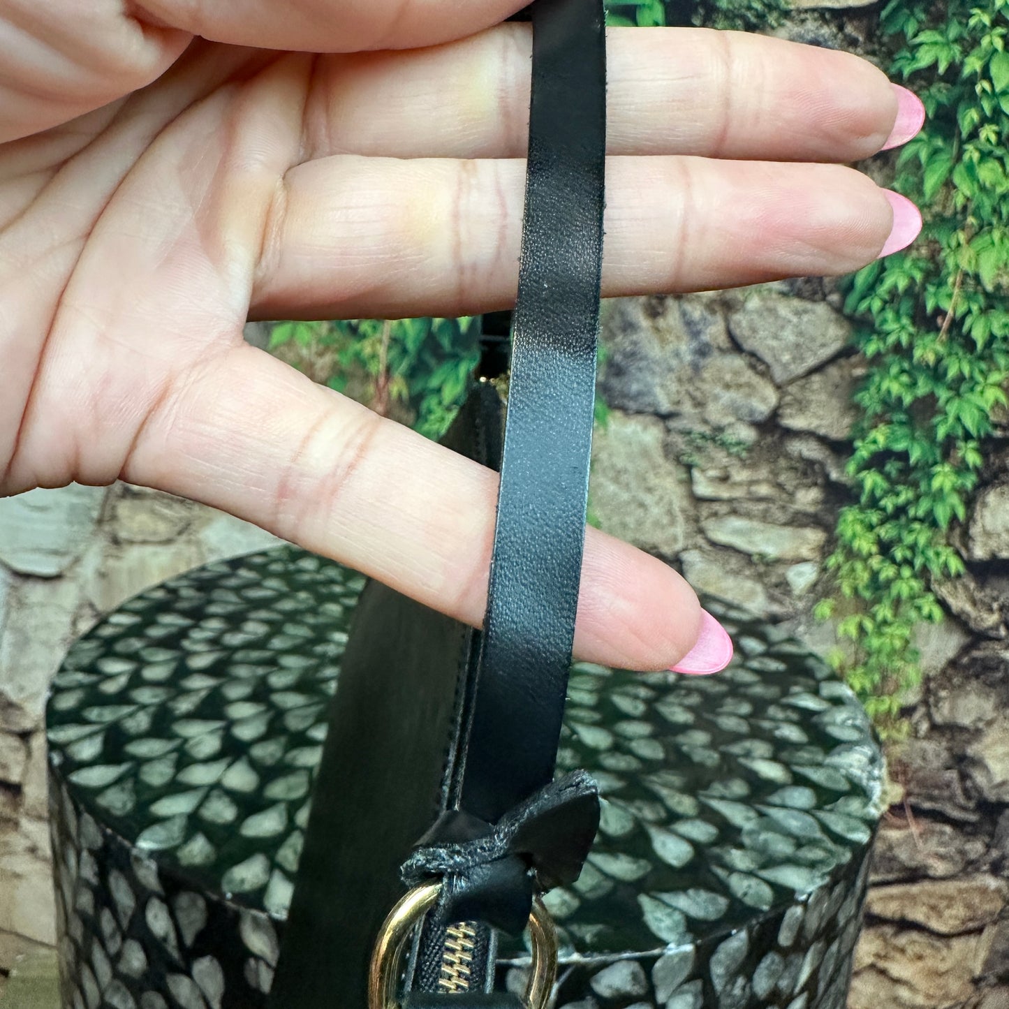 Louis Vuitton Black Epi Pochette Accessories