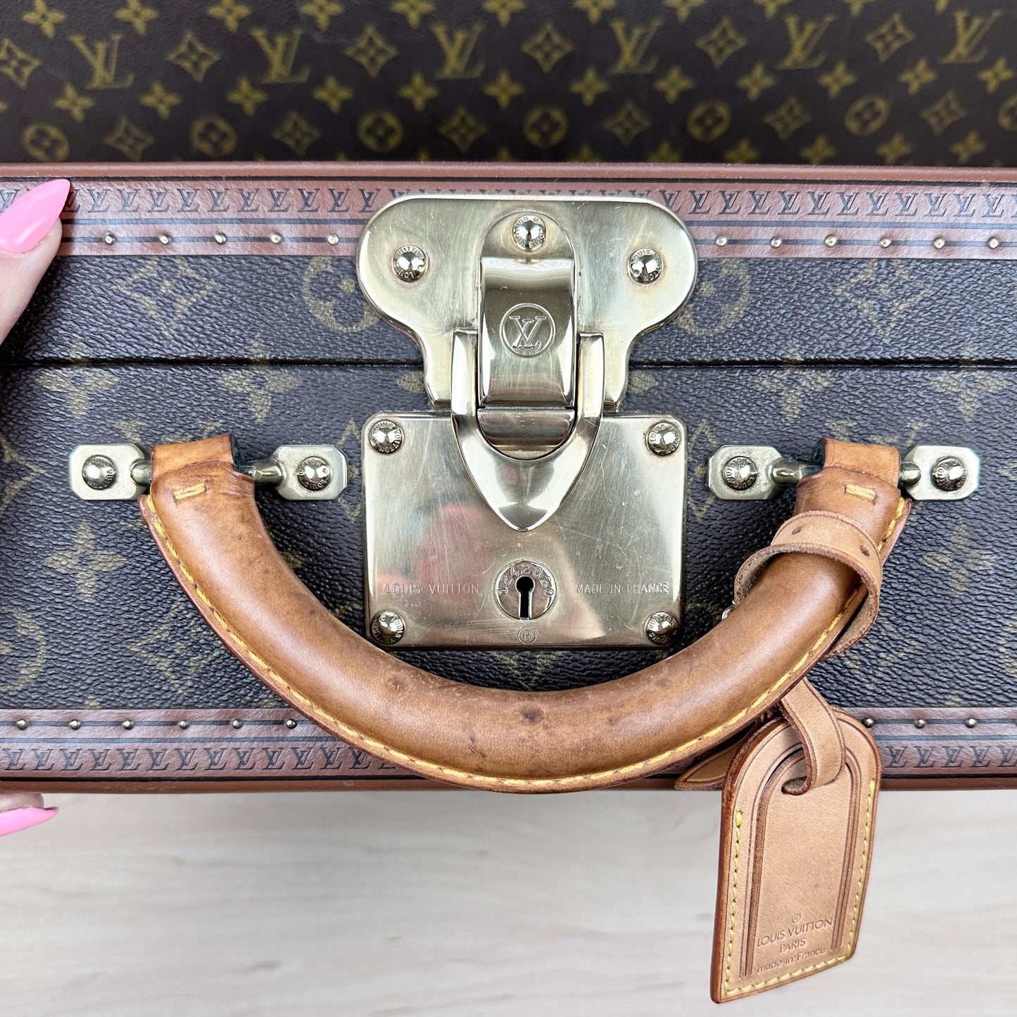 Louis Vuitton Alzer 40 Hard Side Trunk