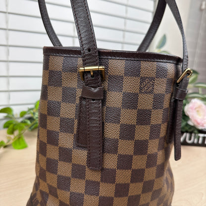 Louis Vuitton Marais Bucket Bag Damier Ebene