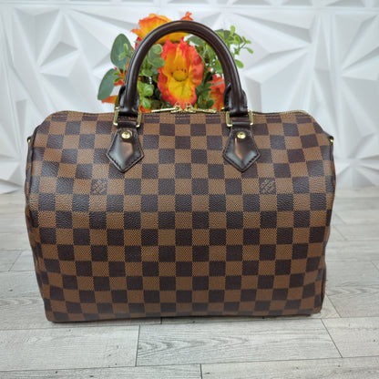 Louis Vuitton Damier Ebene Speedy Bandouliere 30