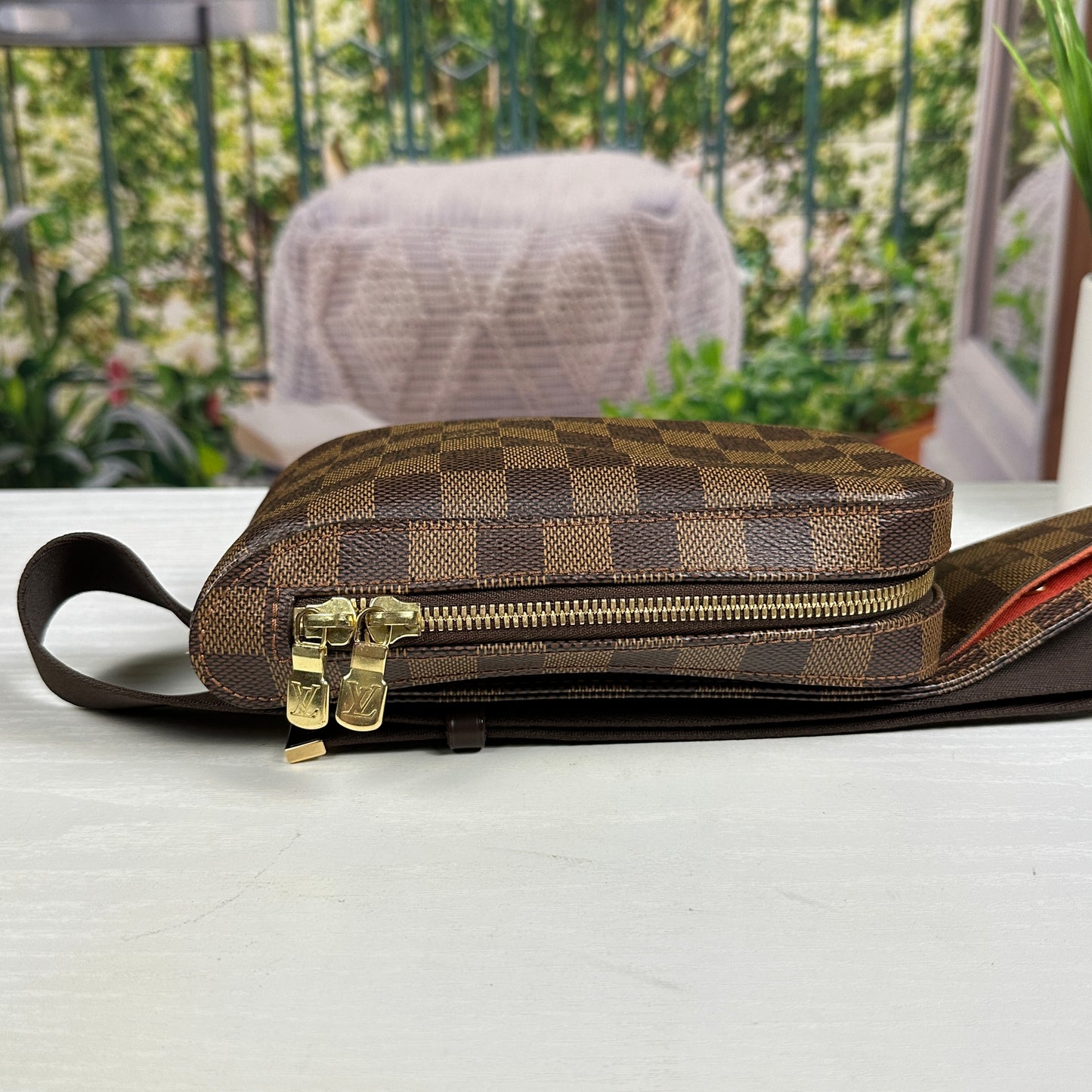 Louis Vuitton Geronimos Damier Ebene Sling Bag