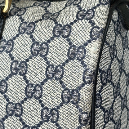 Gucci Navy Blue Boston Bag