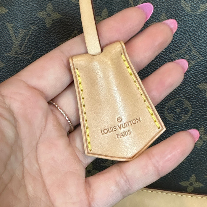 Authentic Louis Vuitton Vachetta Leather Clochette Bell Key Holder