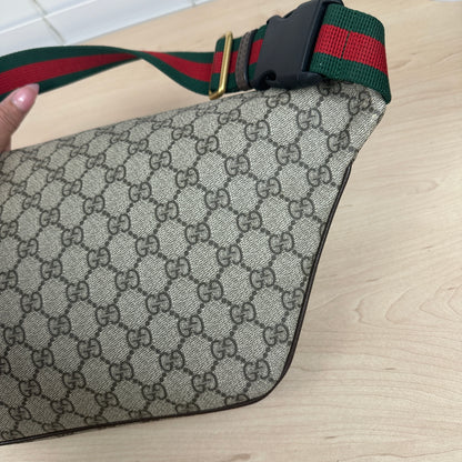 Gucci Courrier GG Supreme Canvas Belt Waist Bum Bag