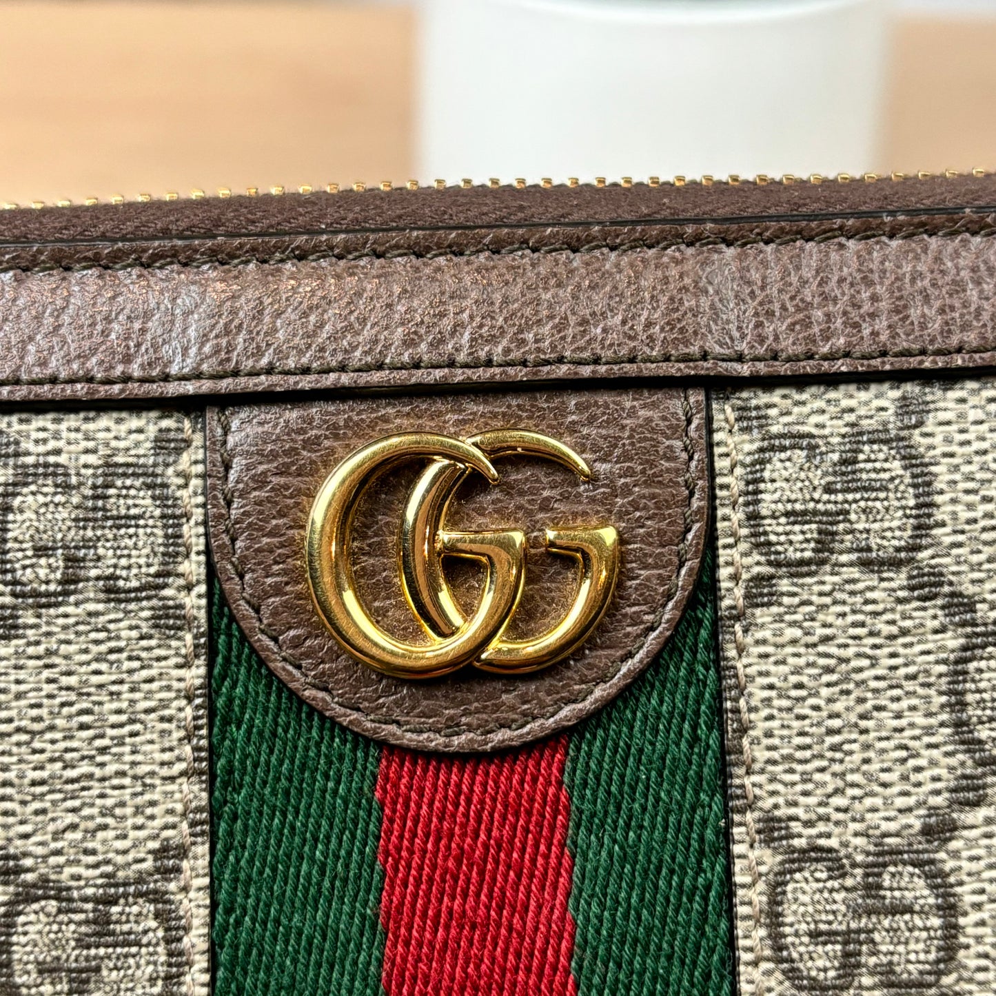 Gucci Ophidia GG Zip Around Wallet