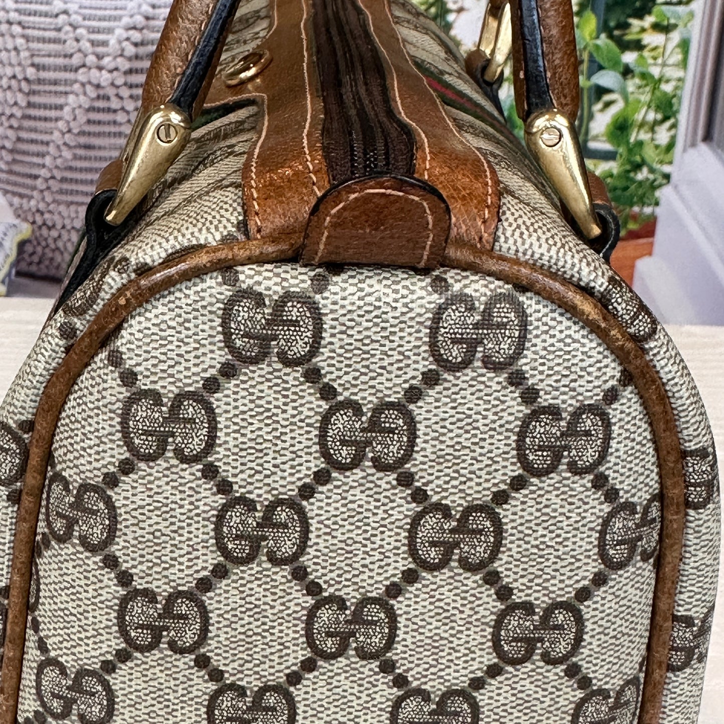 Gucci Vintage Ophidia Boston Bag