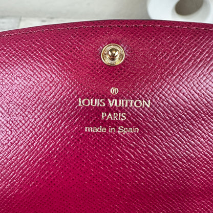 Louis Vuitton Monogram Emilie Wallet Fuchsia