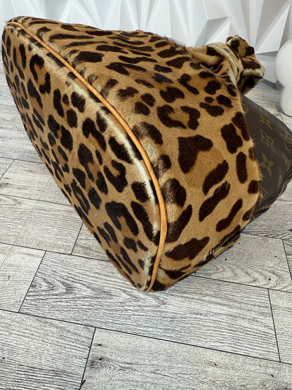 Louis Vuitton Rare Limited Edition Azzedine Alaia Monogram Leopard Alma Bag