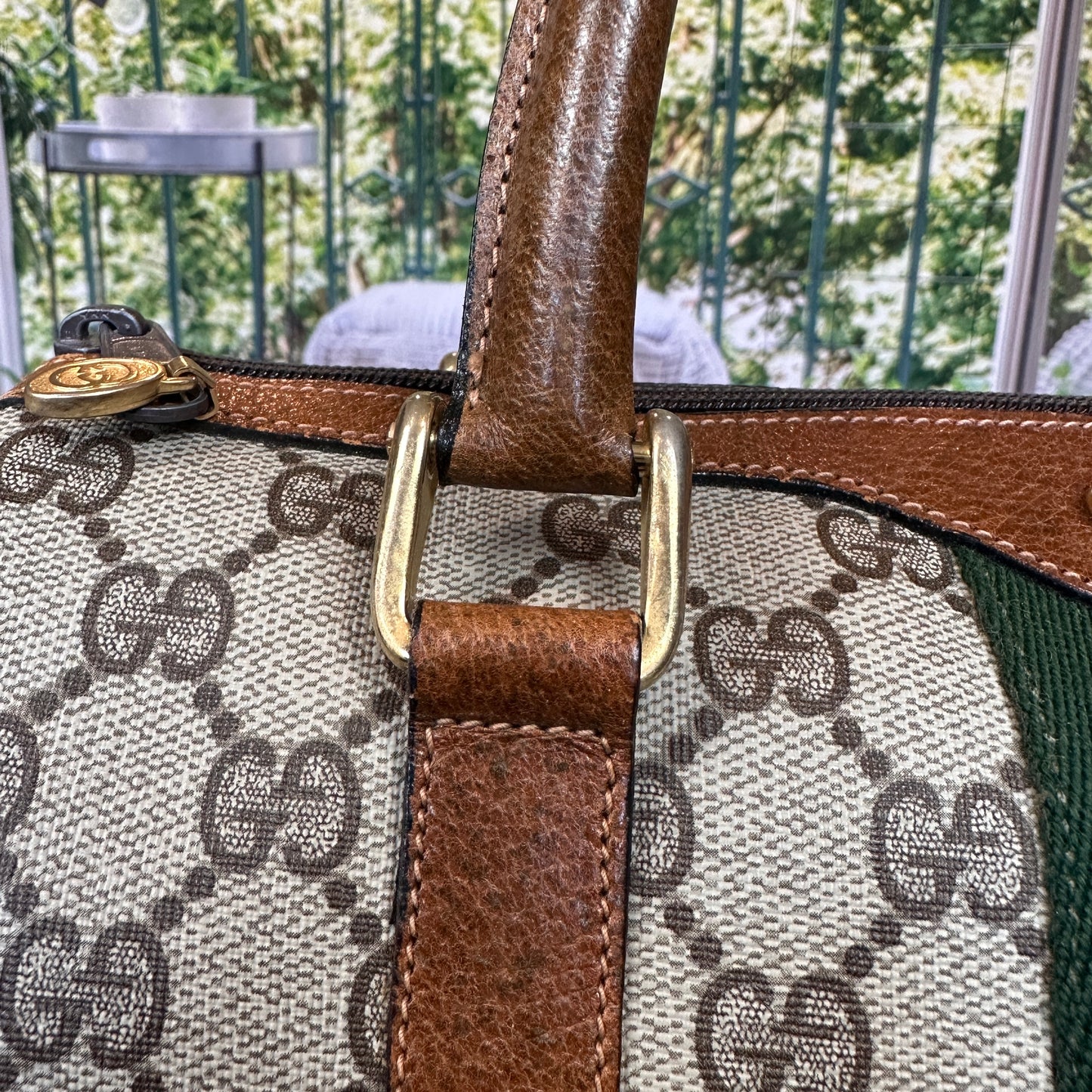 Gucci Vintage Ophidia Boston Bag