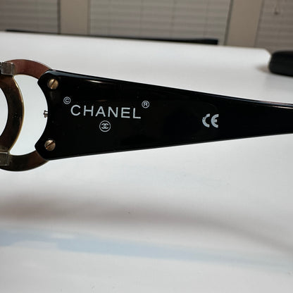 Chanel Vintage CC Logo Sunglasses 02461 Gold/Black