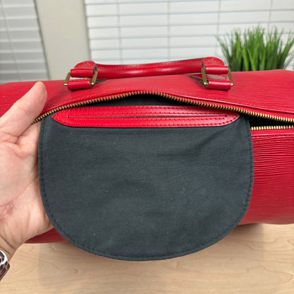 Louis Vuitton Red Epi Speedy 30 with Free Wallet