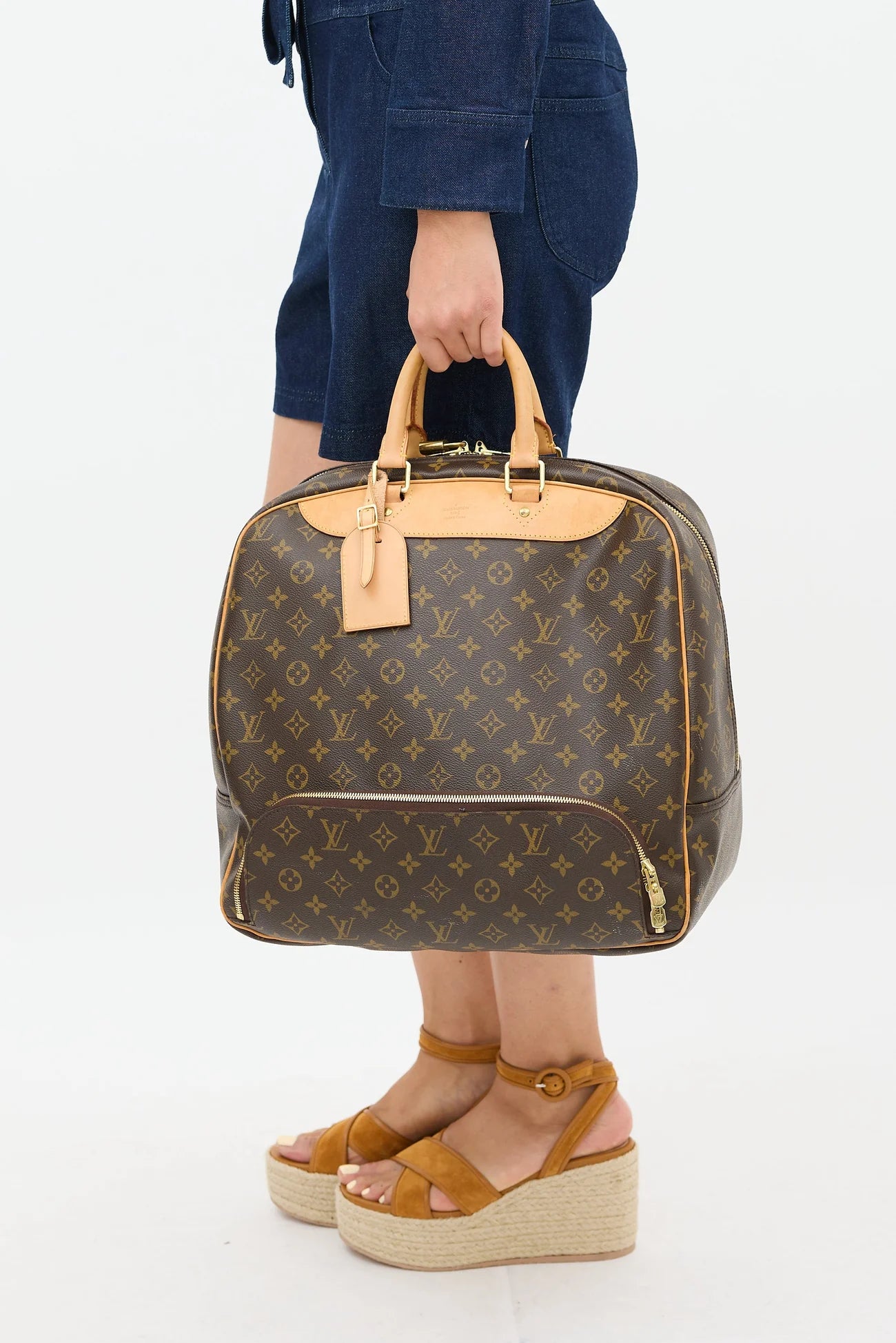 Louis Vuitton Monogram Canvas Evasion Travel Bag