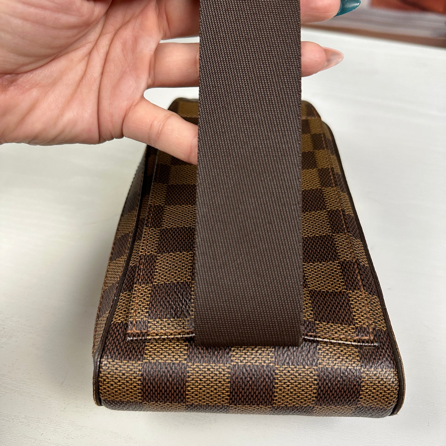 Louis Vuitton Geronimos Damier Ebene Sling Bag