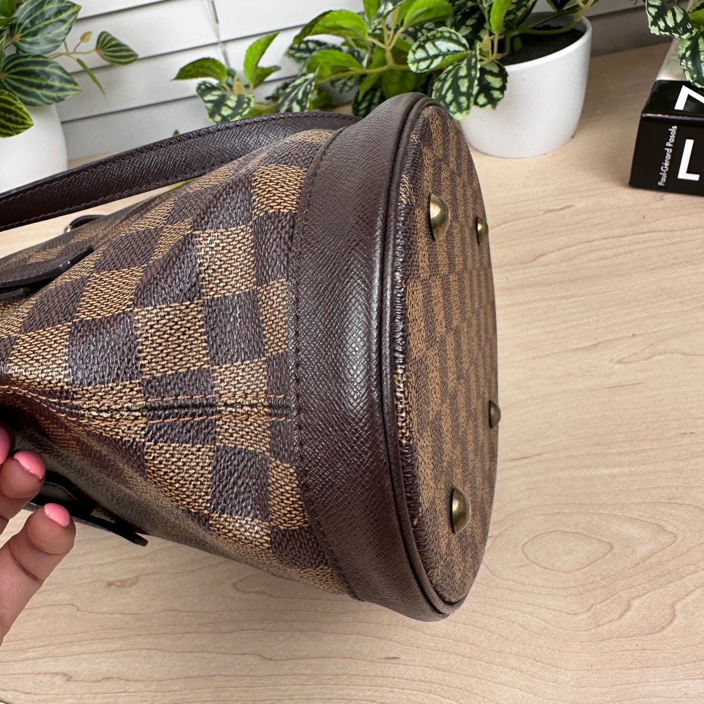 Louis Vuitton Marais Bucket Bag Damier Ebene