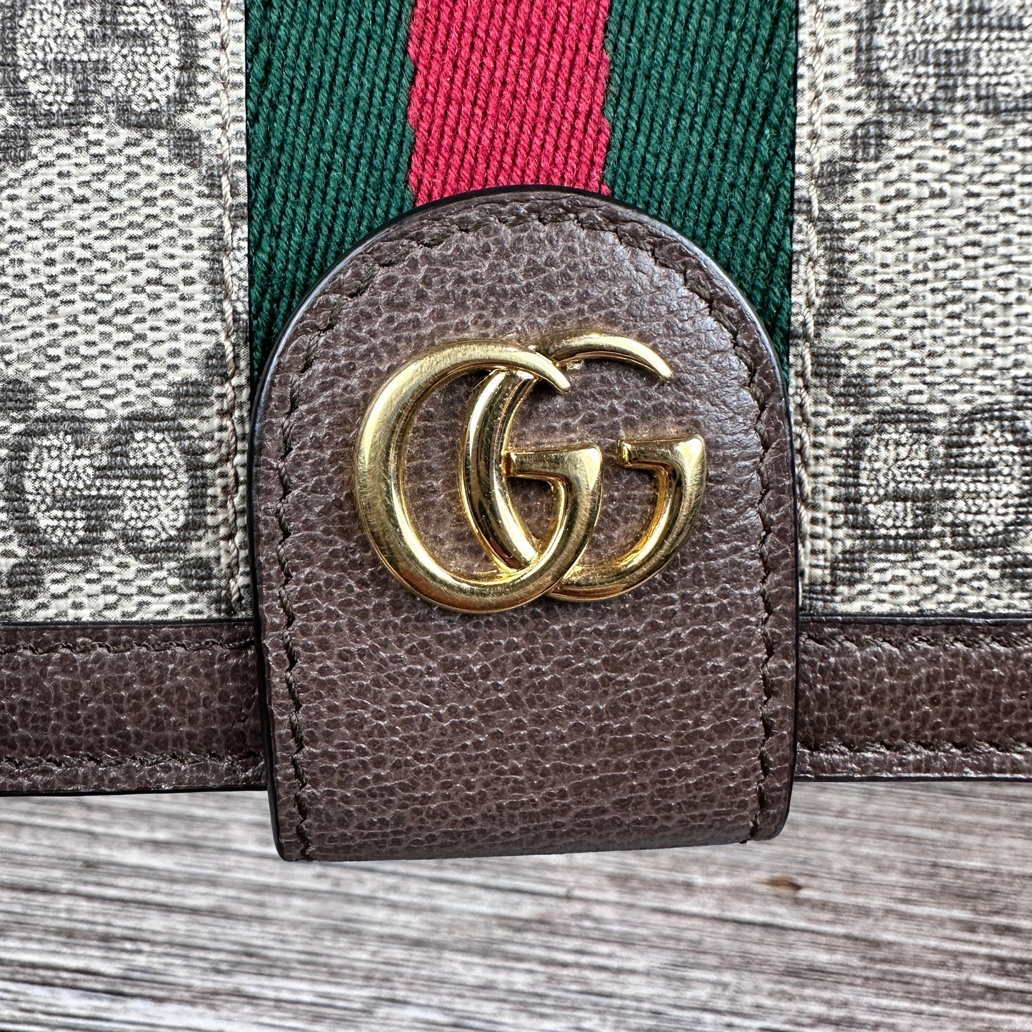 Gucci Ophidia Web Passport Wallet