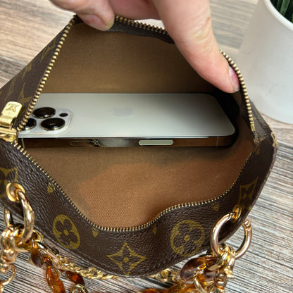 Louis Vuitton Randonnee Pouch Converted to Crossbody Clutch