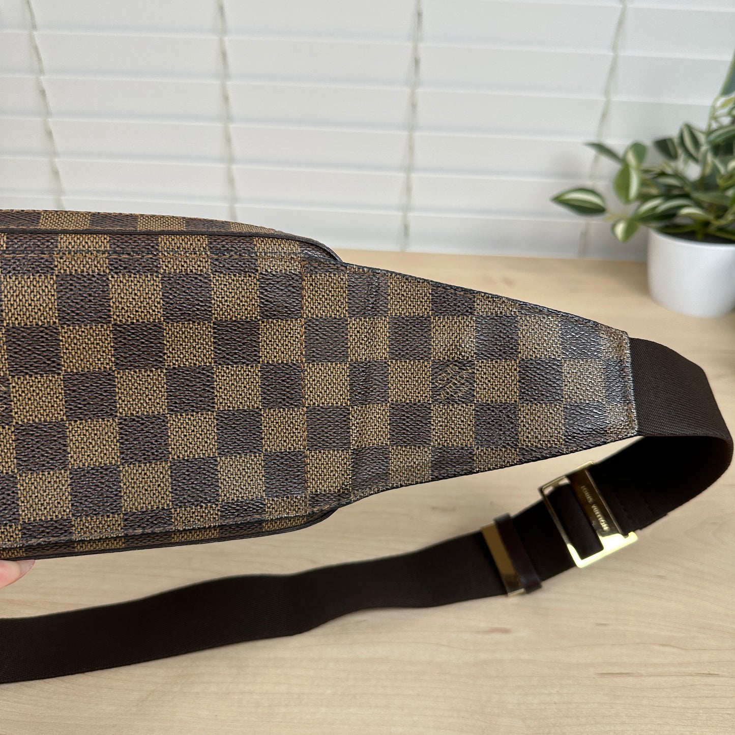 Louis Vuitton Geronimos Damier Ebene Sling Bag