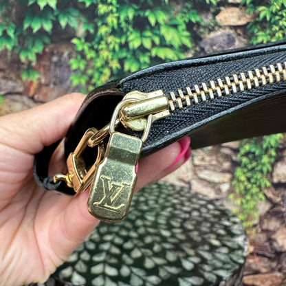 Louis Vuitton Black Epi Pochette Accessories