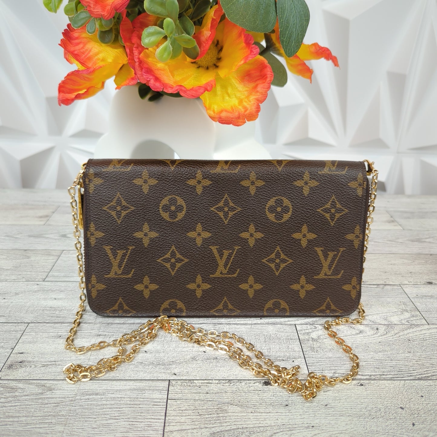 Louis Vuitton Zippy Organizer Wallet WOC Bundle