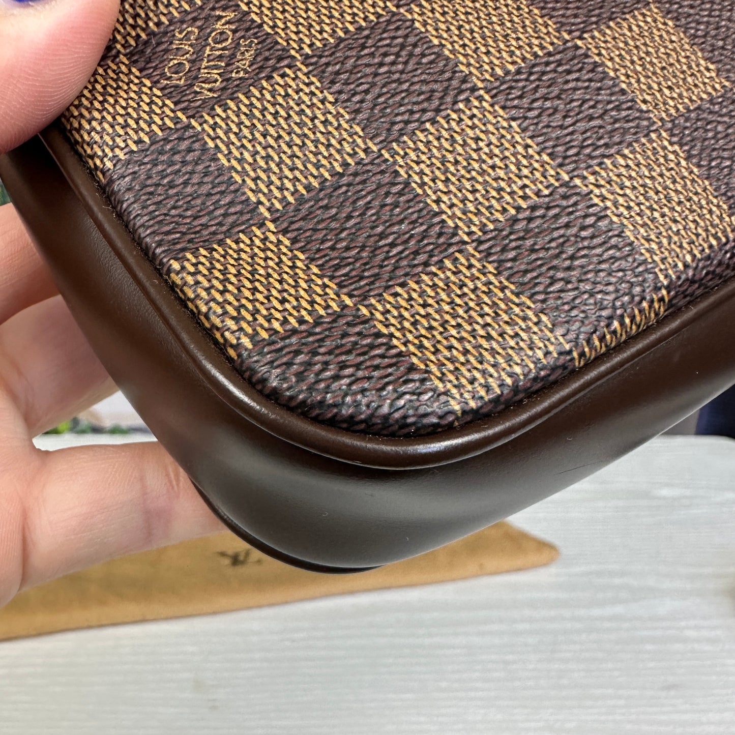 Louis Vuitton Damier Ebene Navona Pochette Accessories