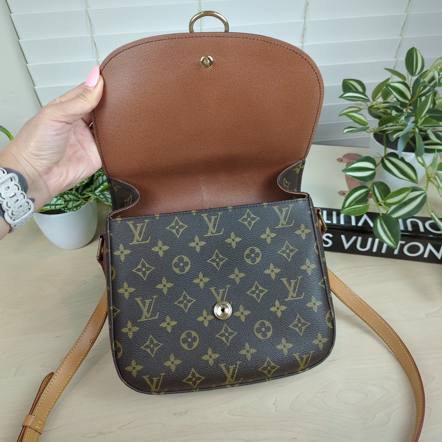 Louis Vuitton Saint Cloud GM Monogram Crossbody Bag