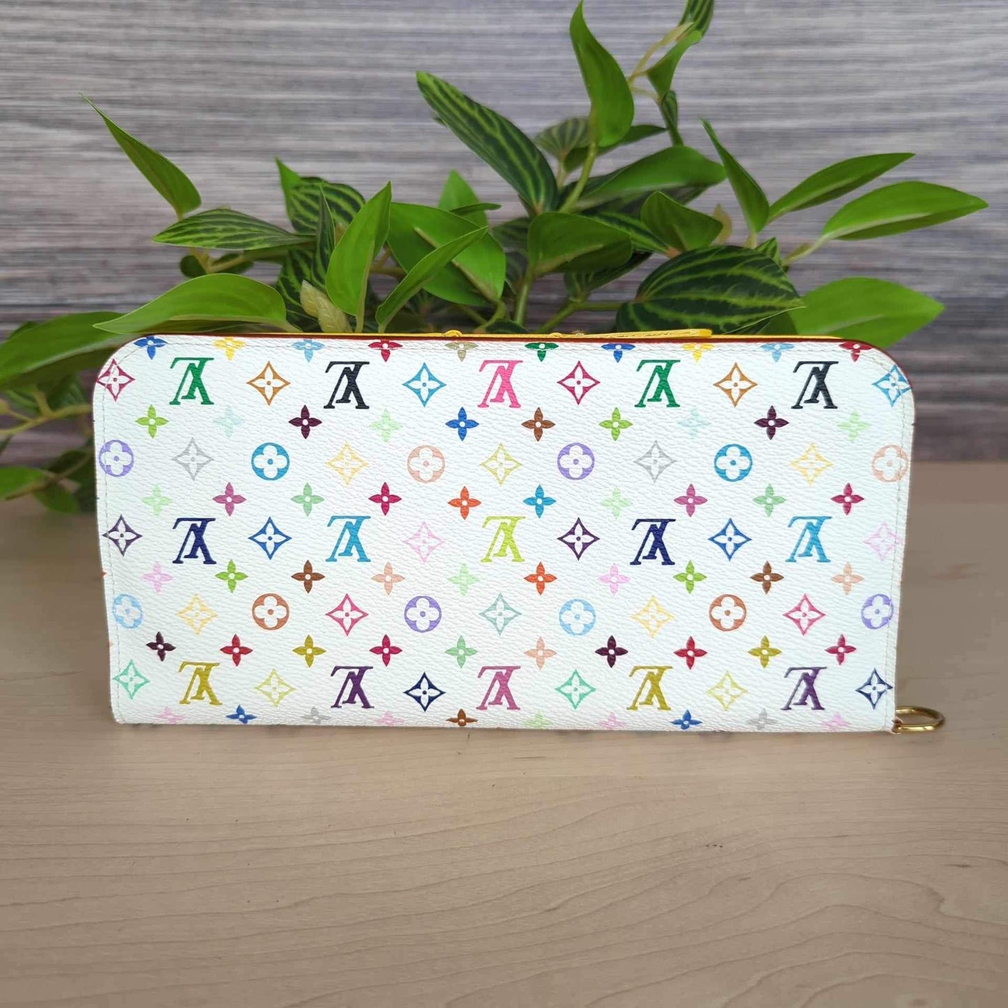 Louis Vuitton Insolite Wallet White Multicolor Citron