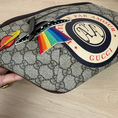 Gucci Courrier GG Supreme Canvas Belt Waist Bum Bag