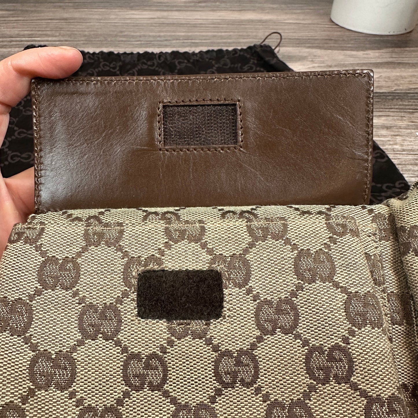 Gucci GG Canvas Belt Bag Brown