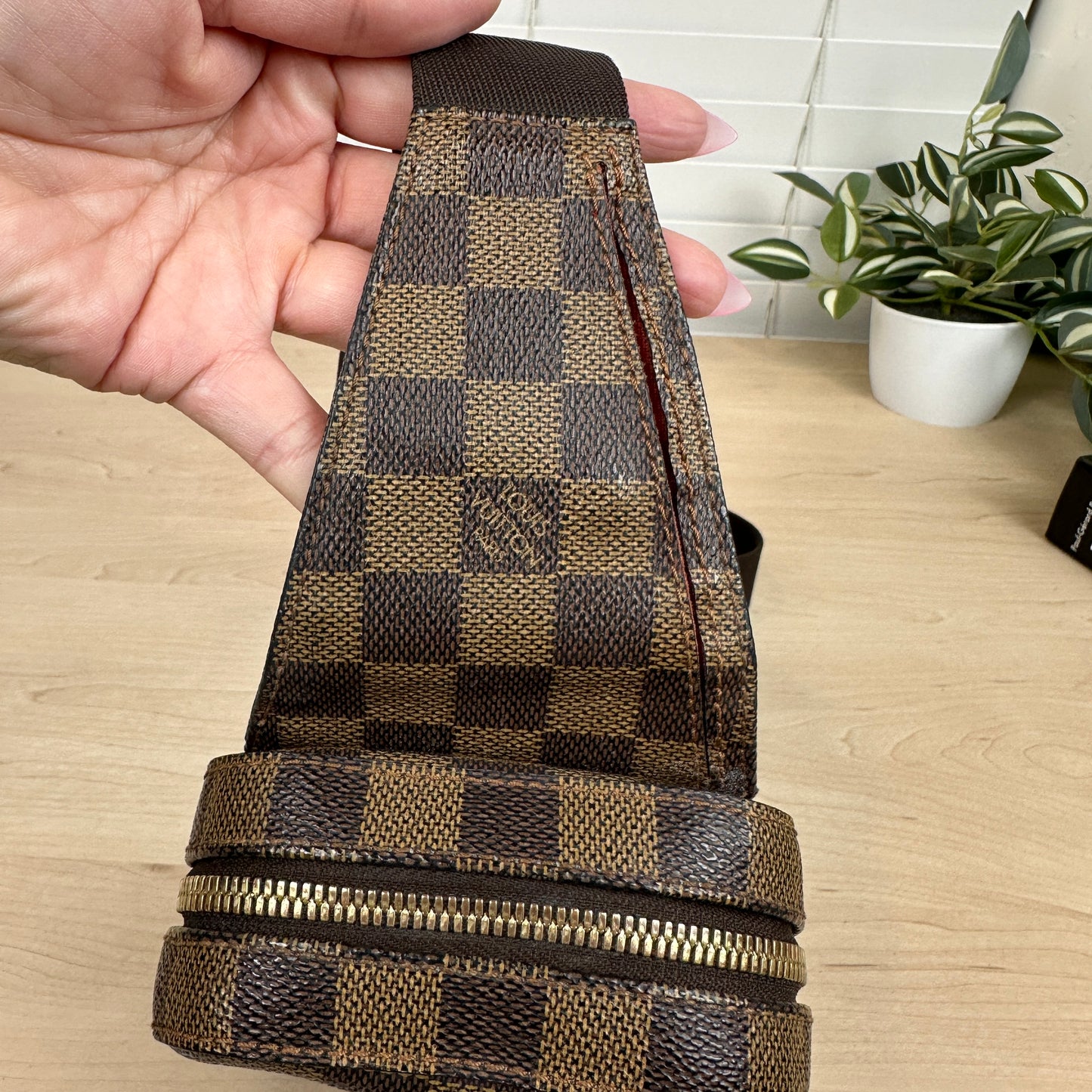 Louis Vuitton Geronimos Damier Ebene Sling Bag