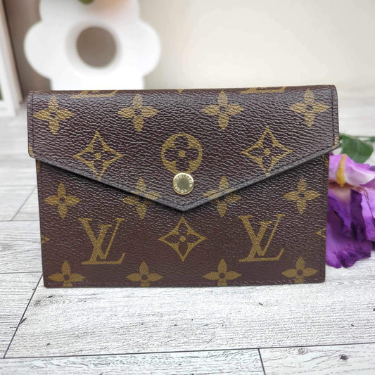 Louis Vuitton Monogram Daily Organizer Envelope Pouch Insert