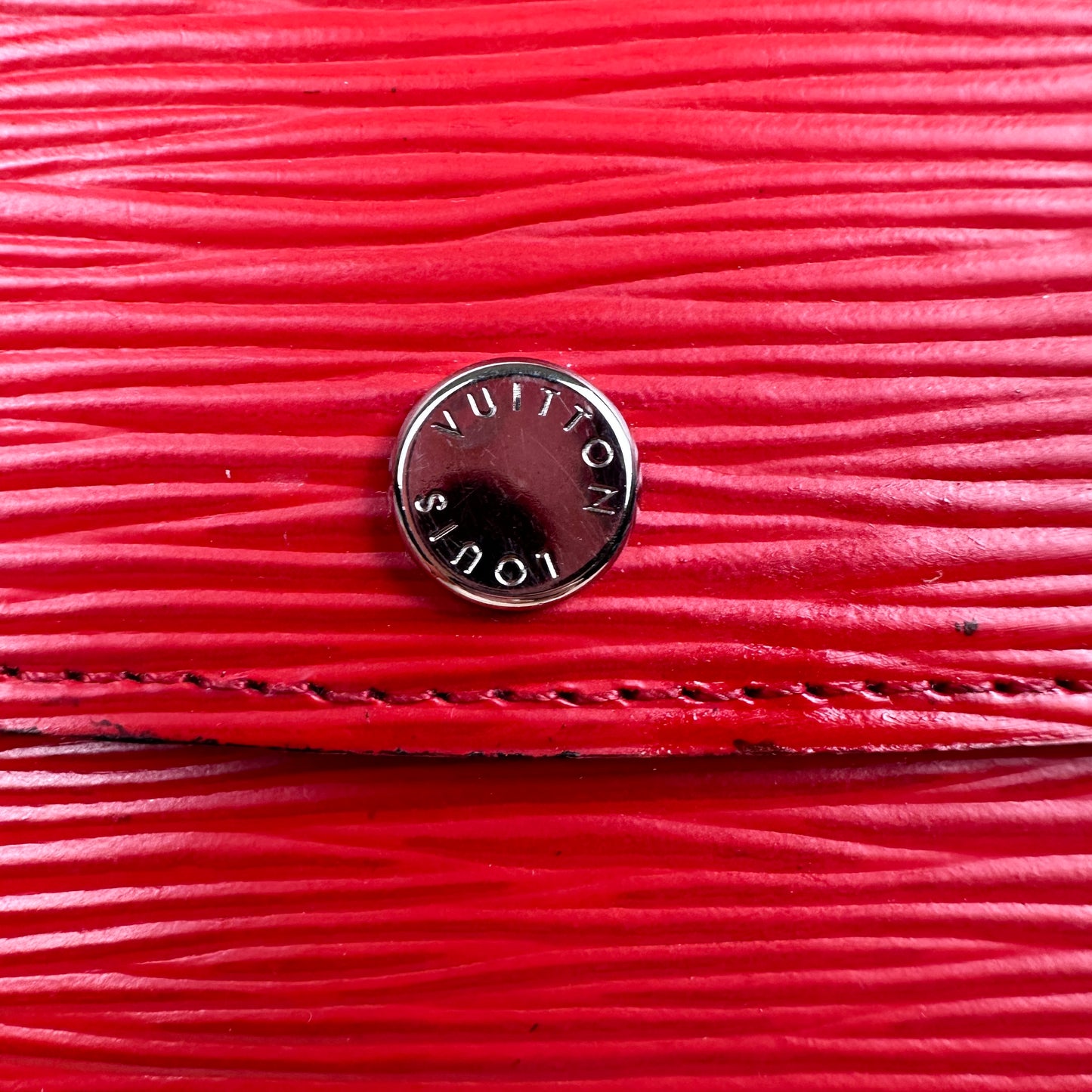 Louis Vuitton Red Epi Emilie Wallet New Model