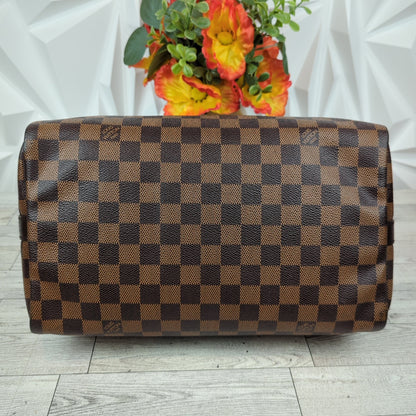 Louis Vuitton Damier Ebene Speedy Bandouliere 30