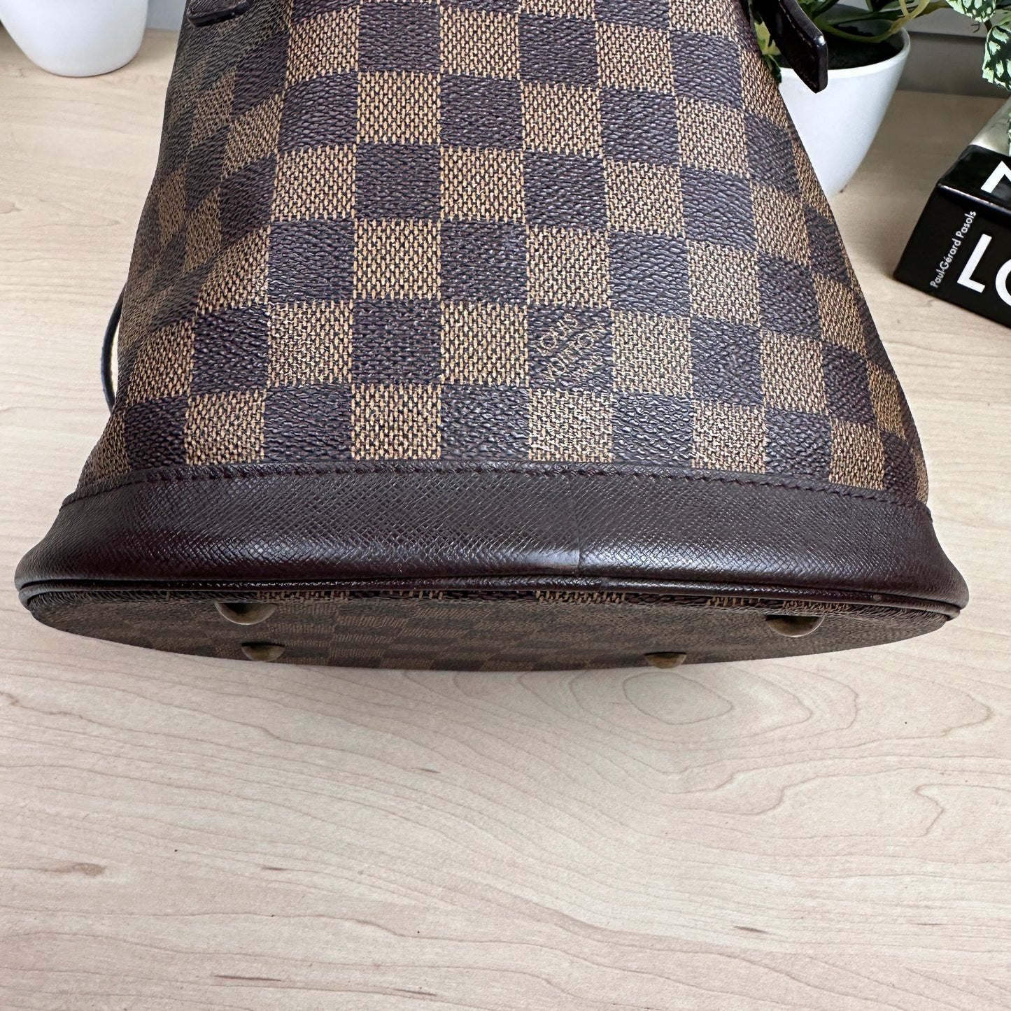 Louis Vuitton Marais Bucket Bag Damier Ebene