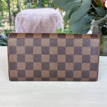 Louis Vuitton Damier Ebene Sarah Wallet