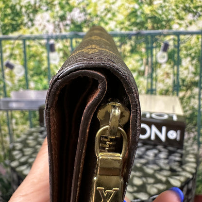 Louis Vuitton Monogram Porte Papiers Zip Wallet