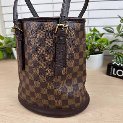 Louis Vuitton Marais Bucket Bag Damier Ebene