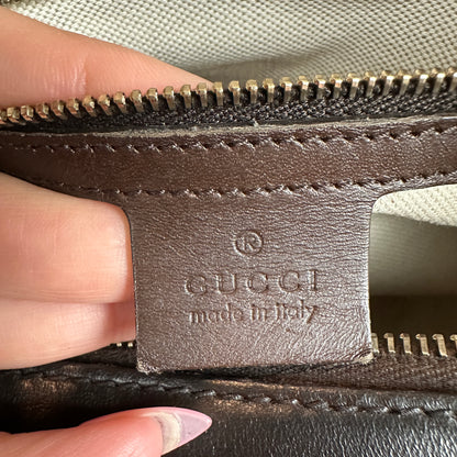 Gucci Original GG Boston Vintage Web Dark Brown