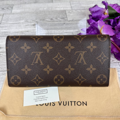 Louis Vuitton Monogram Emilie Wallet Fuchsia