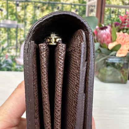 Louis Vuitton Damier Ebene Sarah Wallet