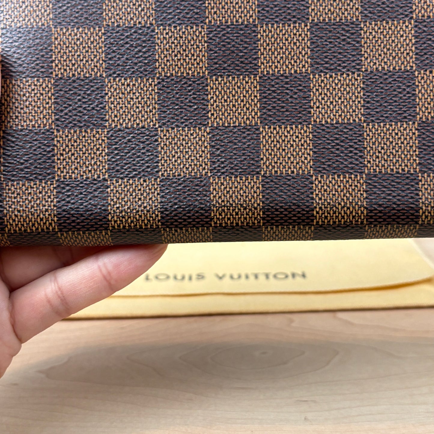 Louis Vuitton Damier Clemence Wallet Cherry