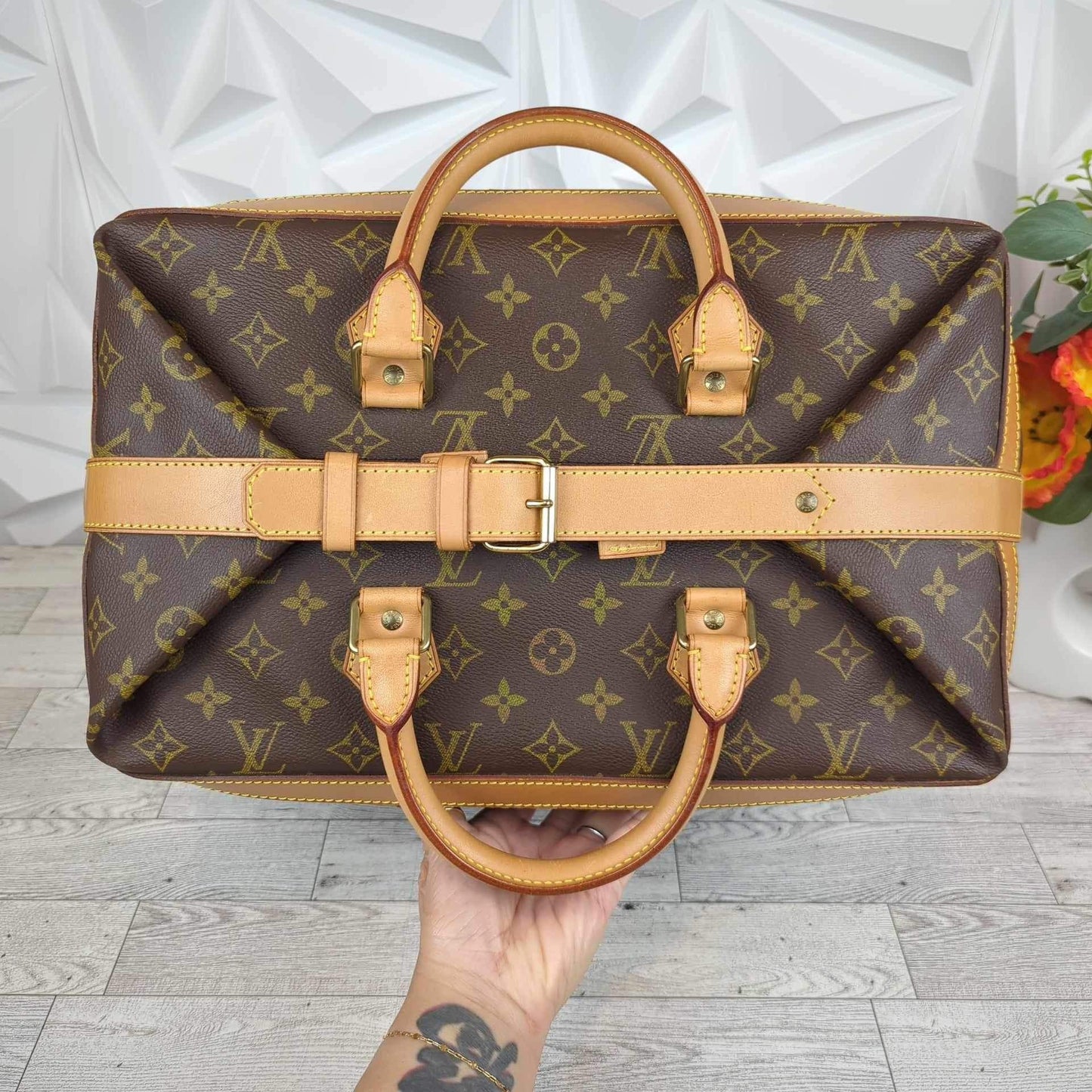 Louis Vuitton Monogram Canvas Cruiser 40 Travel Bag