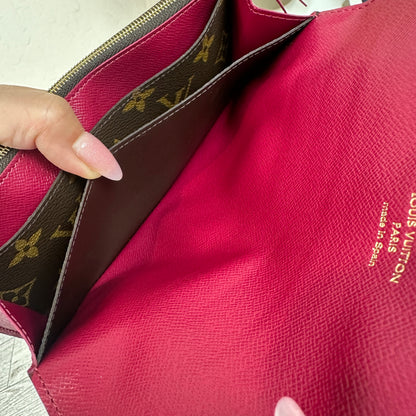 Louis Vuitton Monogram Emilie Wallet Fuchsia