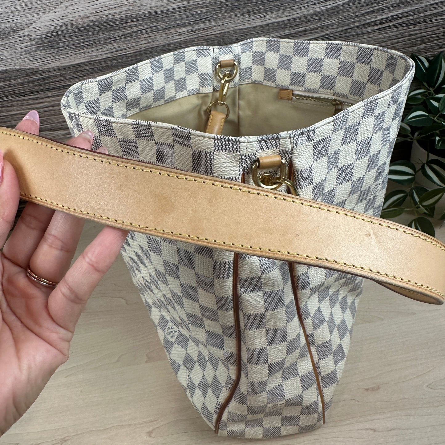 Louis Vuitton Damier Azur Soffi 2-Way Hobo Bag