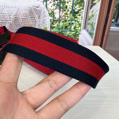 Gucci Red GG Logo Print Belt Bag