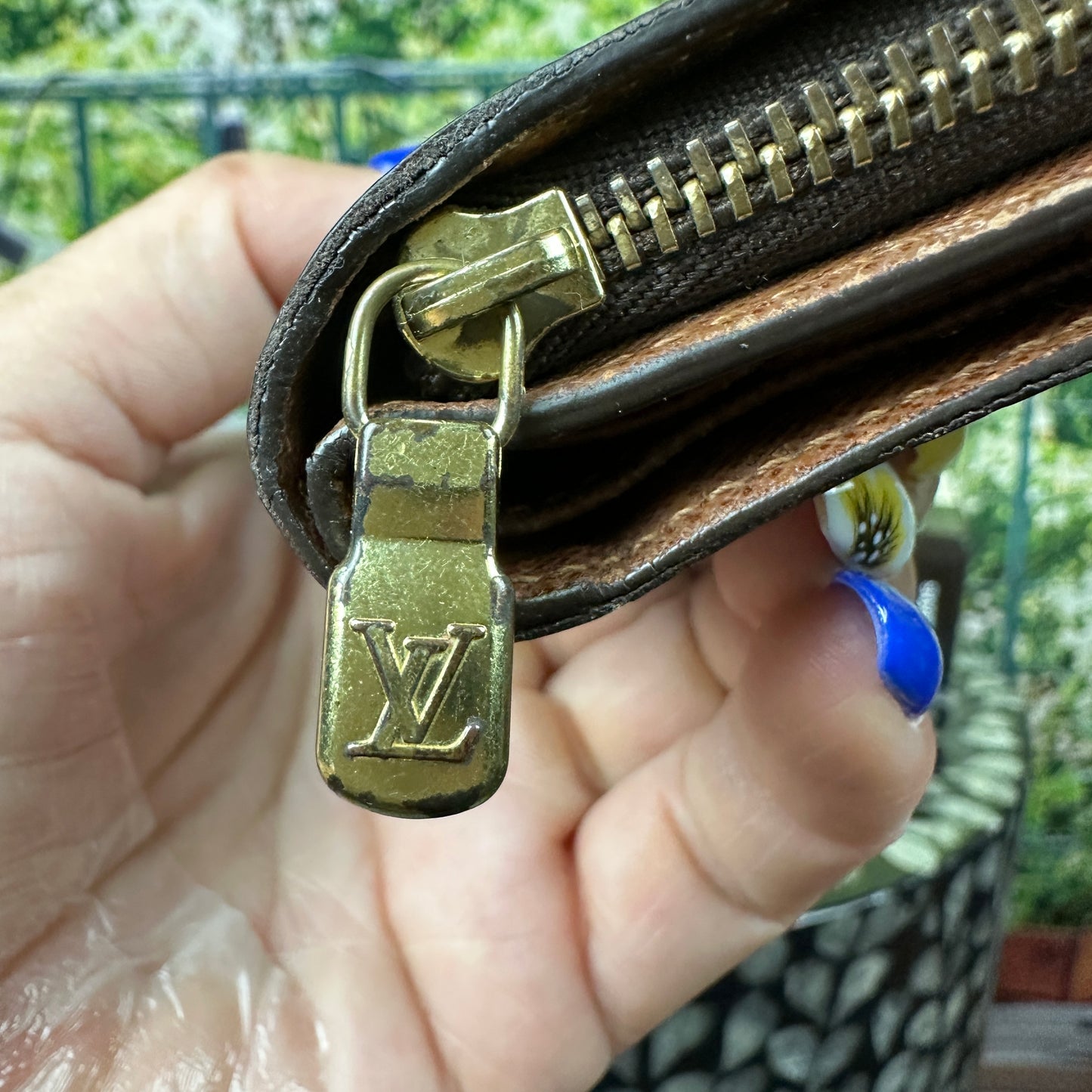 Louis Vuitton Monogram Porte Papiers Zip Wallet