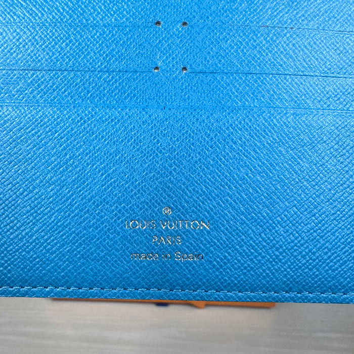 Louis Vuitton Rare Turquoise Blue Monogram Insolite Wallet