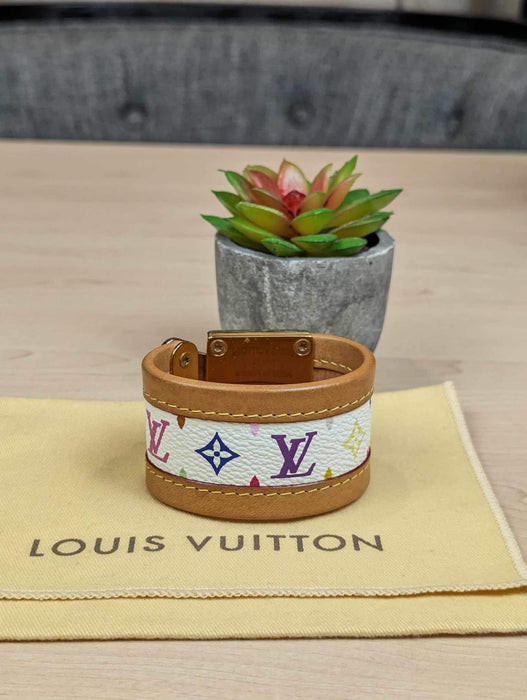 Louis Vuitton Limited Edition Multicolor S lock Bracelet