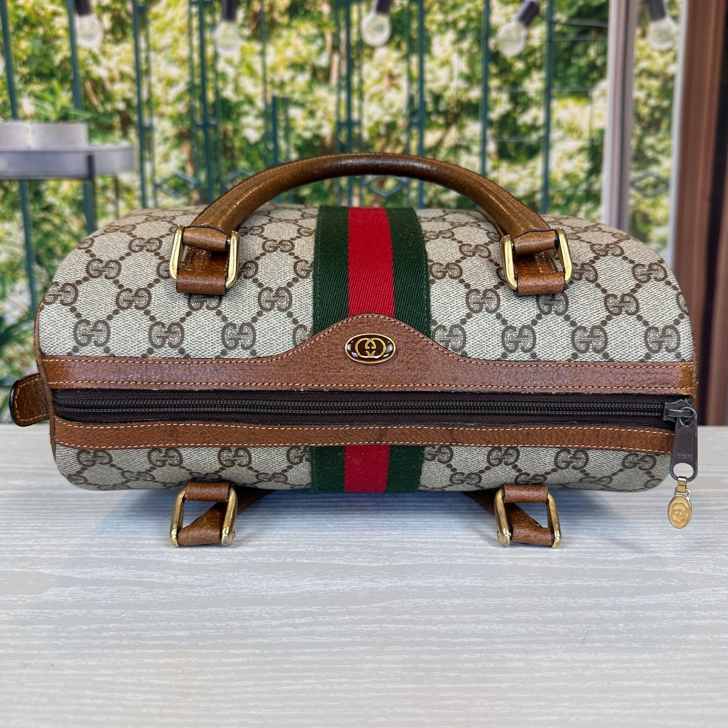 Gucci Vintage Ophidia Boston Bag